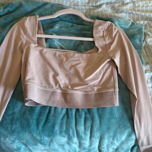 Babaton cropped long sleeve